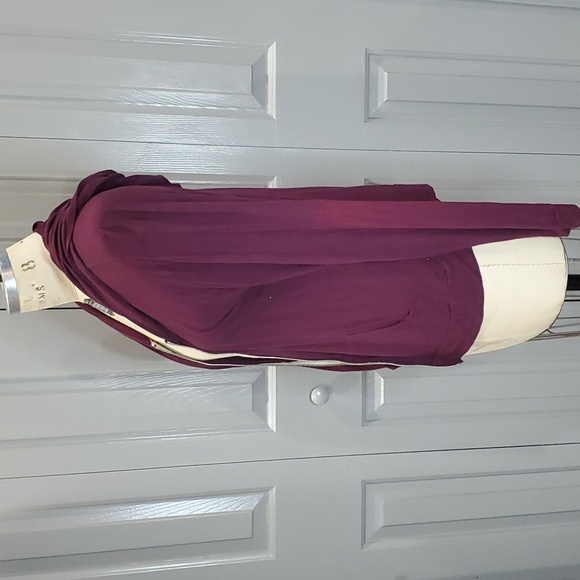 American Eagle Outfitters size XL maroon light weight super soft zip up hoodie - Picture 3 of 12